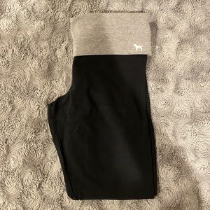 PINK Foldover Waist Yoga Pants